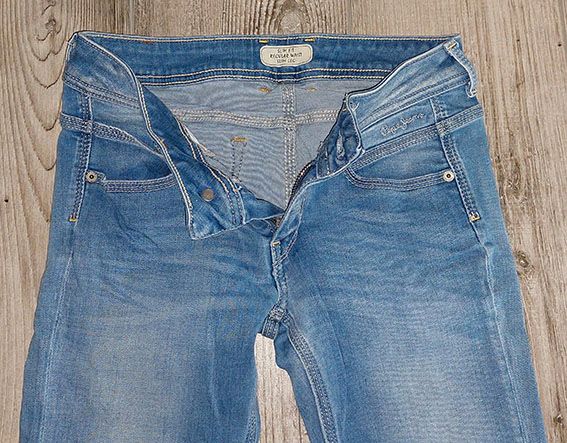 Org. Pepe 7/8 Damen Jeans Slim Fit W26 gepflegter Zustand in Roßdorf