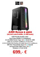 Gaming PC AMD Ryzen 5 4500, 8 GB MSI Radeon RX 6600 Bayern - Bamberg Vorschau
