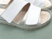 Lederpantolette Bequemschuhe eigene Einlagen Helvesko Gr. 40 weiß Saarland - Püttlingen Vorschau