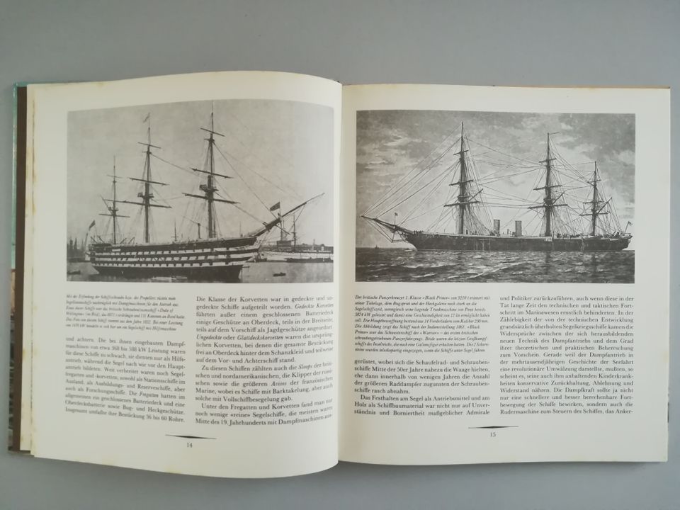 Buch "Kriegsschiffe unter Segel und Dampf" in Neumünster