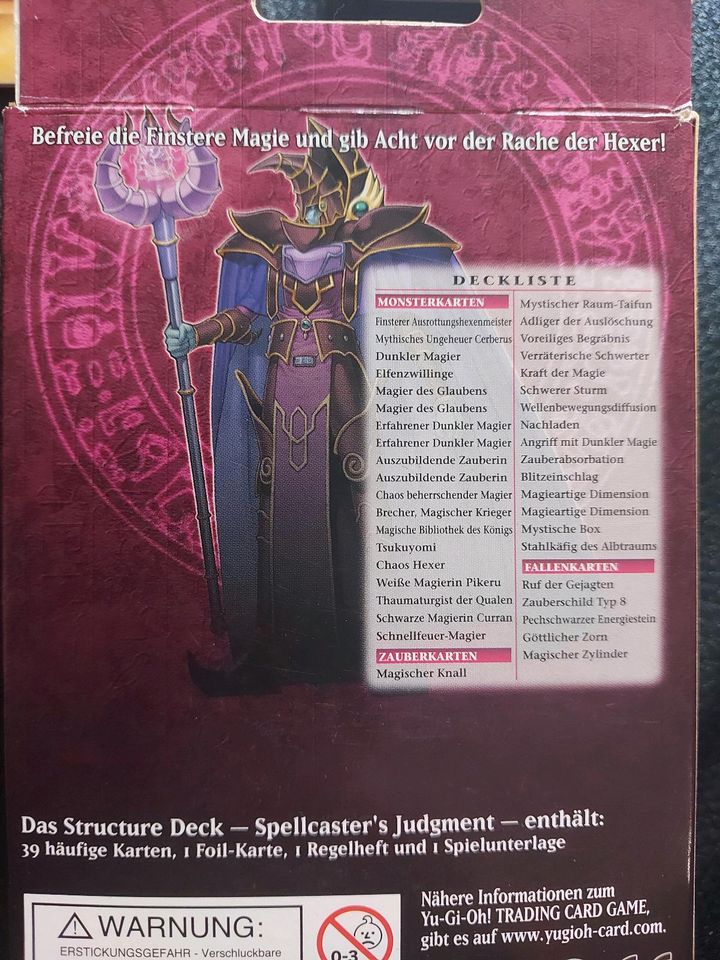 Yu-Gi-Oh Structure Deck Spellcaster's judgment in Leverkusen