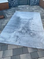 Edler, neuwertiger Teppich Hochflor grau 230x160 cm, 4kg/qm Hessen - Ehringshausen Vorschau