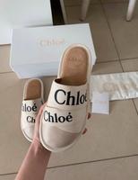 Chloe Pantoffeln Hausschuhe creme slippers Größe 37 Hessen - Baunatal Vorschau