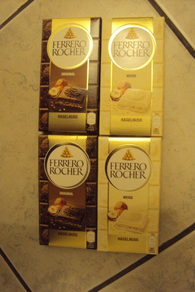 Ferrero Rocher Schokolade Original + weiss 4 x NEU OVP in Neuss