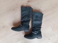 Rieker Winterstiefel gefüttert grau Gr. 39 Hessen - Rockenberg Vorschau
