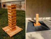 MIETE: XXL Spiel Wackelturm (Jenga) für Hochzeit | Firmenevent Bayern - Würzburg Vorschau