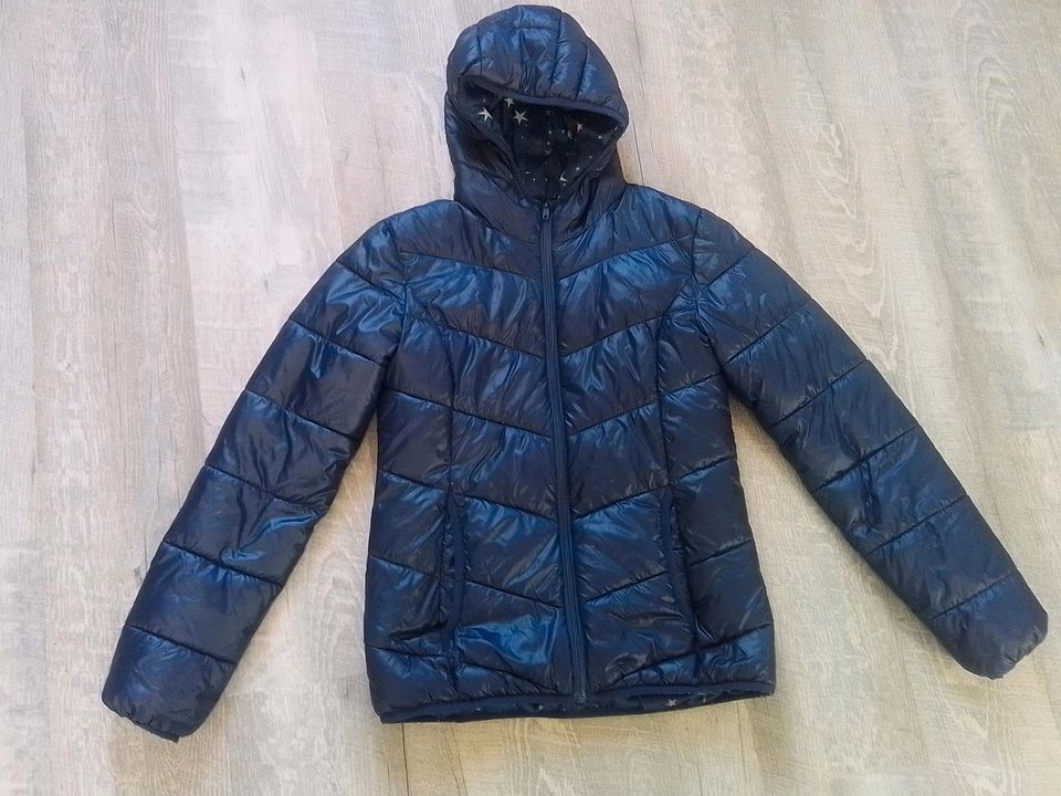 Steppjacke, Winterjacke, Gr. 164, blau in Zwoenitz