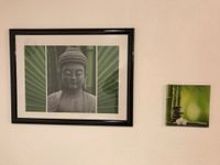 2 Bilder  1x Buddha und 1x Bambus grün Baden-Württemberg - Bönnigheim Vorschau