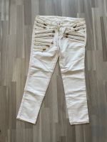 Jeans Weiß mit Reißverschlüssen - Größe 29 Kr. Dachau - Dachau Vorschau