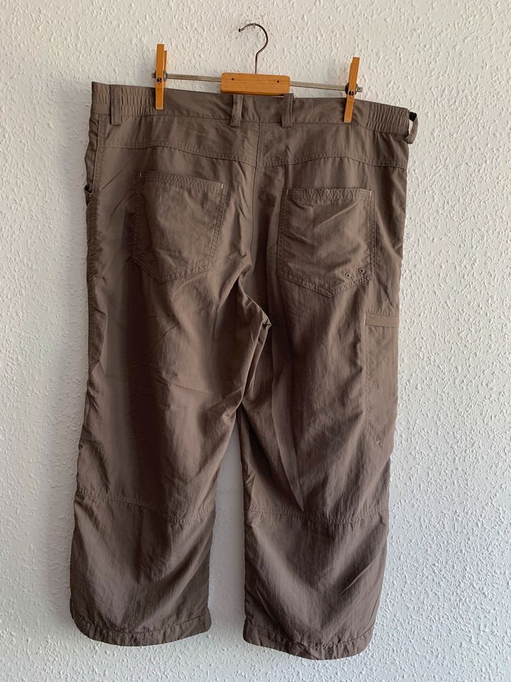 vaude Trekkinghose Farley Capri Pants braun Gr. 42 Wandern kurz in Lampertheim