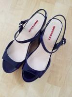 PRADA Plateau Sandaletten Lack royal blau nagelneu Nordrhein-Westfalen - Unna Vorschau