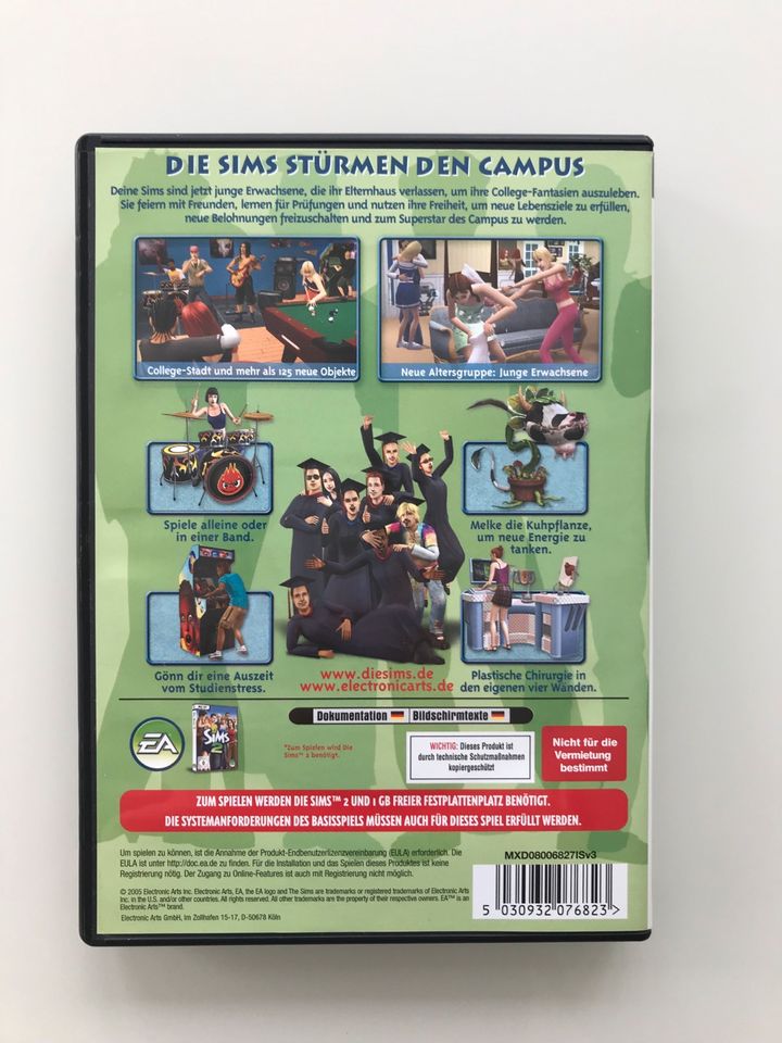 Sims 2 Wilde Campus Jahre EP in Düsseldorf