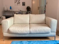 Ikea Ledersofa Arild mit Hocker / white leather sofa with stool Pankow - Prenzlauer Berg Vorschau