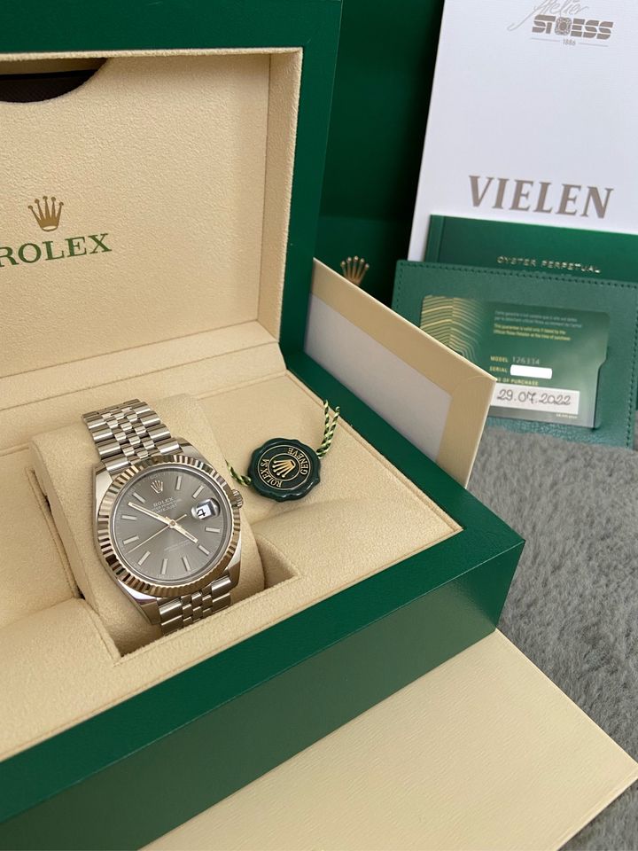 Rolex Datejust 41 Jubilee | Rhodium | 126334 | NEU in Hanau