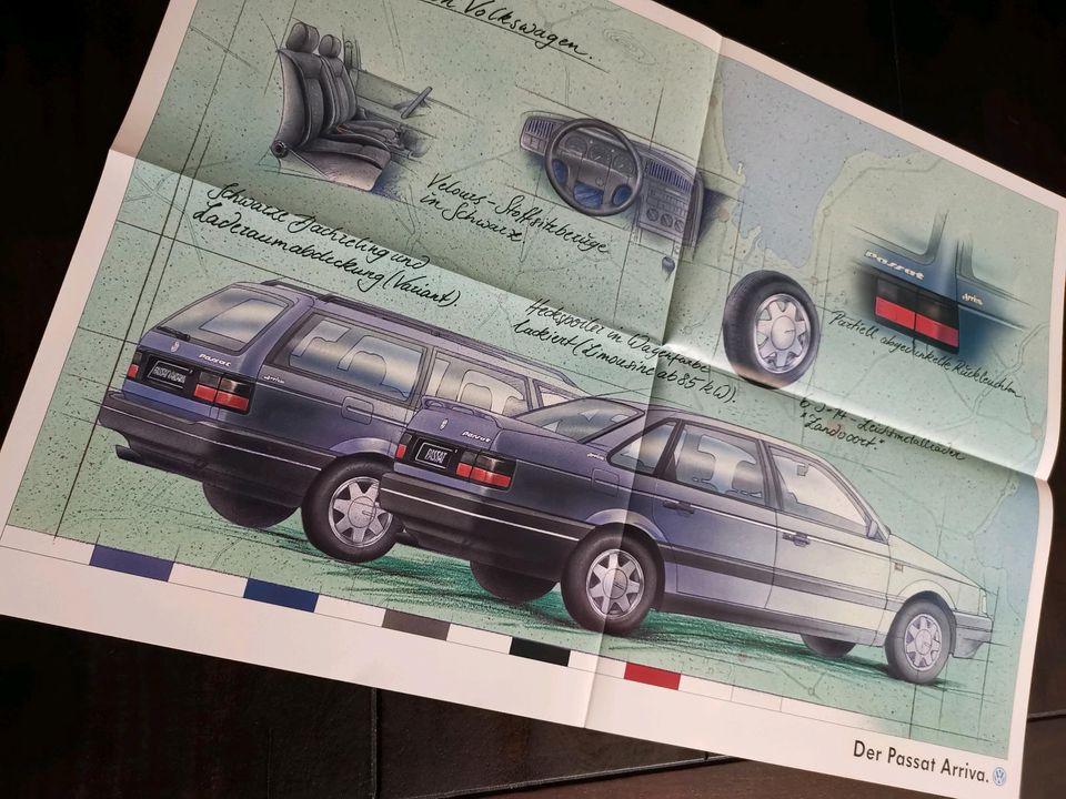 VW Golf Passat Prospekt 90er Jahre in Dormagen