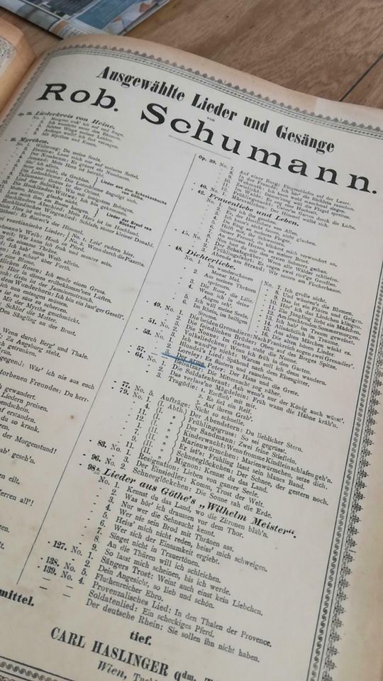 Noten Adelina Herms ⭐alt ⭐Klavier und Gesang⭐ab 1887 in Hillesheim am Rhein