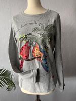 Desigual langarm Shirt mit Print und mit Logo- Stickerei Gr.M Osterholz - Tenever Vorschau