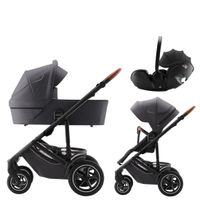 Britax Römer SMILE 5Z - 3in1 Kinderwagen-Set - Midnight Grey - inkl. Babywanne + Sportsitz + BABY-SAFE PRO + XXL-Zubehörpaket - NEU Hessen - Fulda Vorschau