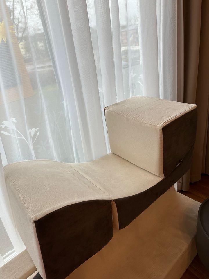 Sitzmöbel Kinder Couch Tisch Stuhl grau Spielsofa in Gotha
