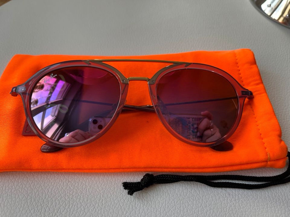 Original Ray-Ban Junior Kinder Sonnenbrille verspiegelt in Hamburg