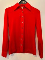 Rote Vintage-Bluse / -Hemd, wie neu, 60er/70er Friedrichshain-Kreuzberg - Friedrichshain Vorschau