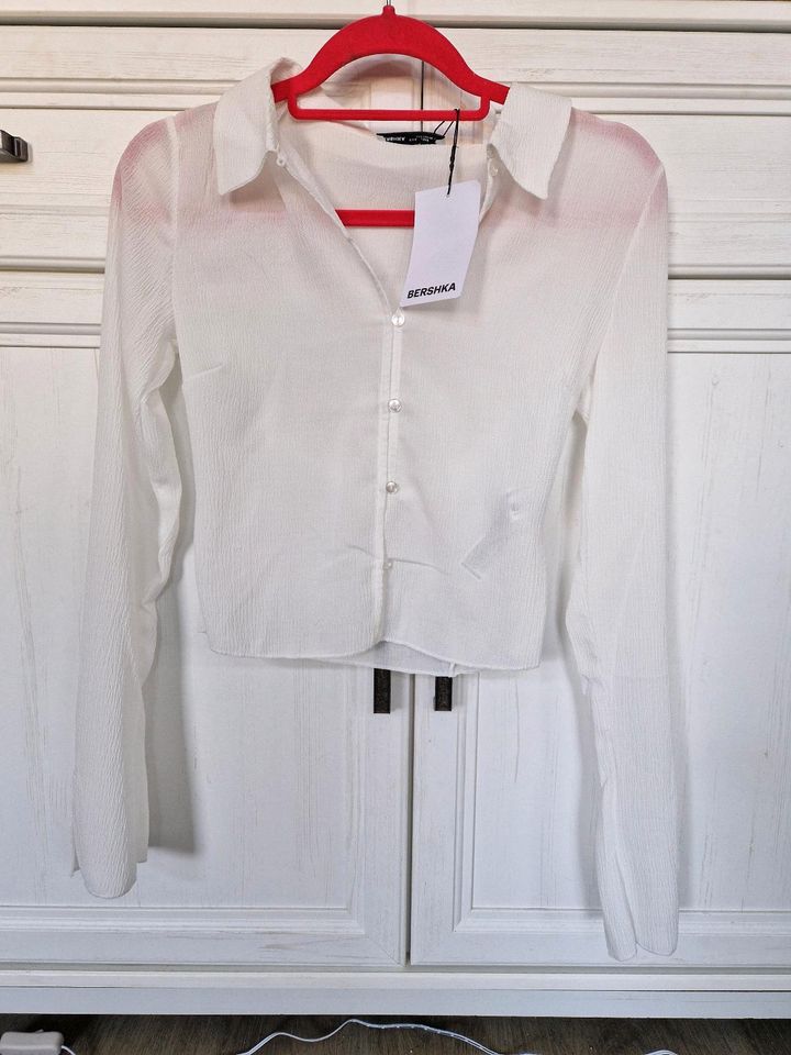 Bershka Bluse shirt top gr.36/ S neu in Elsterberg