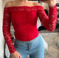 H&M rotes Oberteil, Bluse, Größe XS, red, Oberteil Hessen - Hanau Vorschau