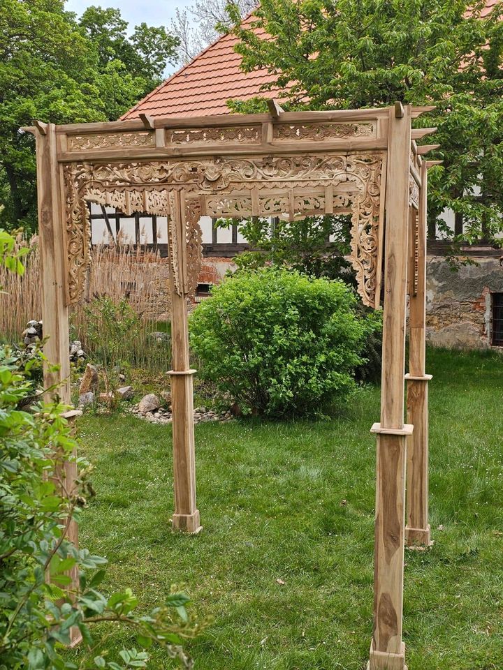 Pavillon Pergola Teak Holz in Werdau
