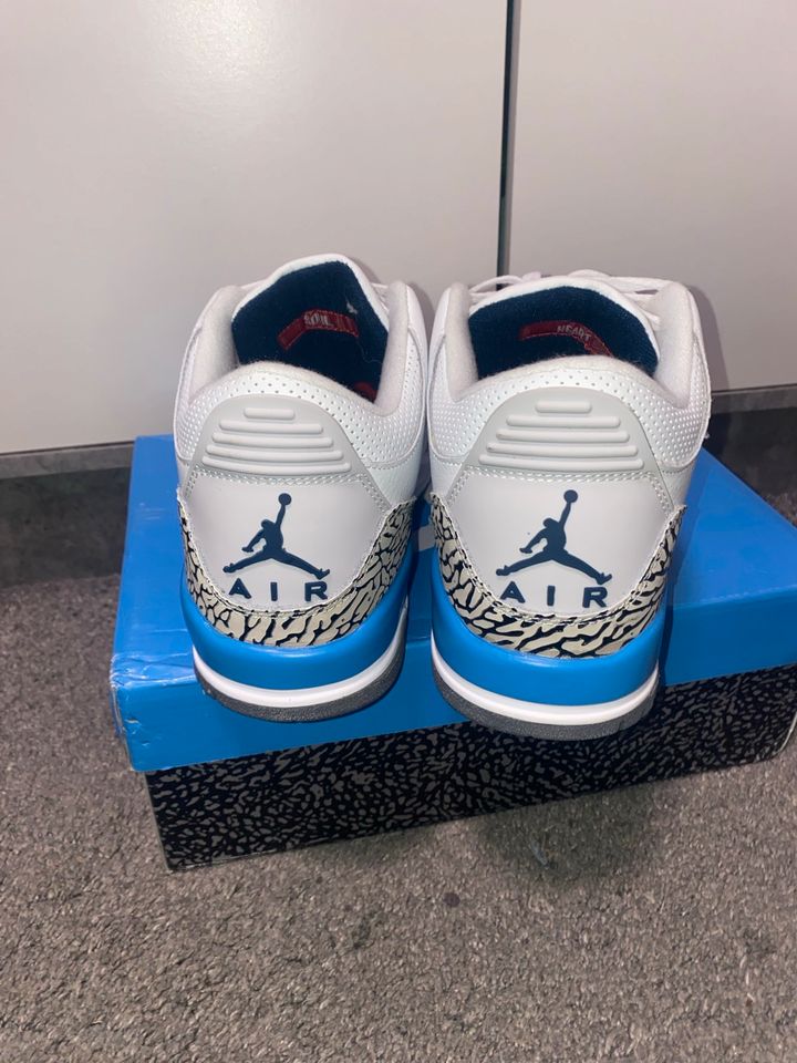 Jordan 3 Retro Babyblau in Bad Hersfeld