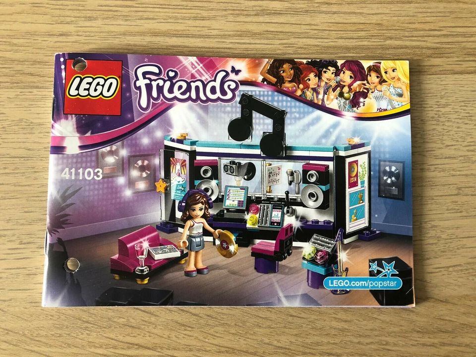 Lego Friends Popstar Aufnahmestudio 41103 in Gemünden a. Main