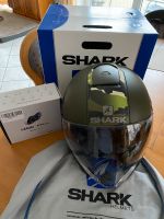 Motorradhelm Shark Citycruiser Genom Mattgrün mit Lexin FT4 pro Nordrhein-Westfalen - Kirchlengern Vorschau