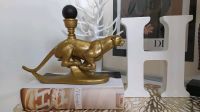 Kerzenhalter Kerzenständer Gepard Figur Gold Nordrhein-Westfalen - Gelsenkirchen Vorschau