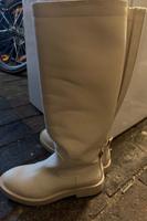 Zara Damenstiefel creme Gr.38 Niedersachsen - Braunschweig Vorschau