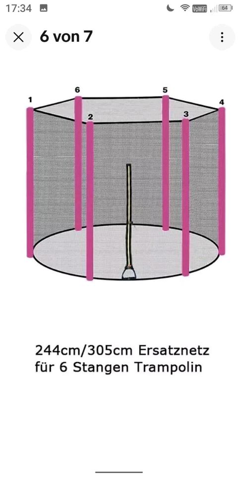 Trampolin Netz in Wachtendonk