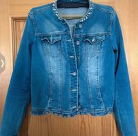 Jeansjacke mit Perlenkragen S. Oliver Größe 38 Bayern - Dingolfing Vorschau