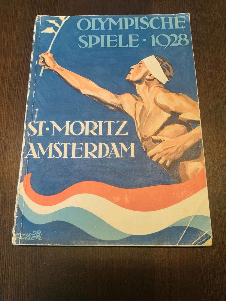 Buch, die olympischen Spiele 1928 in St. Moritz und Amsterdam in Berlin