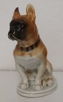 Porzellan Bulldogge UdSSR DDR Hund Statue Figur Französische Bayern - Trogen Vorschau