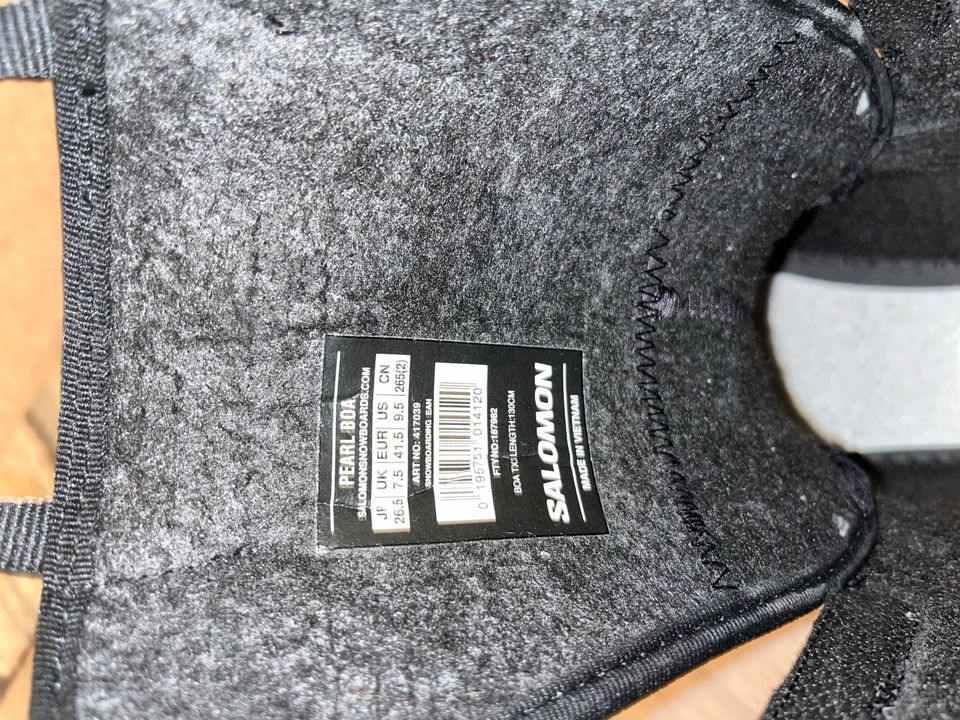 Neuwertige Snowboard Boots Salomon Pearl BOA 2024 in München