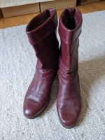 Vintage Stiefeletten 70er dunkelrot Leder Größe 40 Pankow - Prenzlauer Berg Vorschau