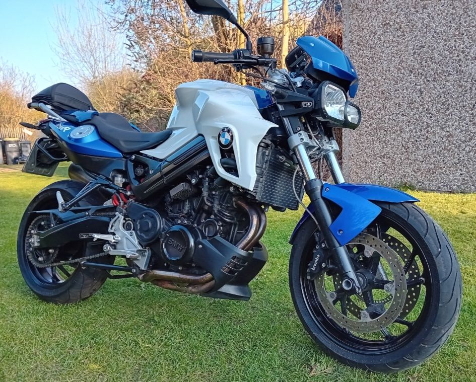 Verkaufe meine blau / weiße BMW F800R in Minden