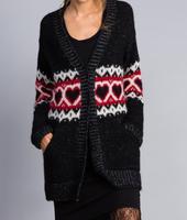 TWINSET Kuschel Jacquard Strickmantel mit Herzen S 36 38 M Hessen - Schöneck Vorschau