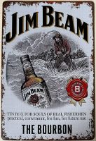 Blechschild " Jim Beam " Whiskey, Bar, Fun, Deko Düsseldorf - Garath Vorschau