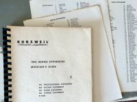 Orig. Handbuch Kurzweil Expander 1000 Series englisch Hessen - Bad Homburg Vorschau