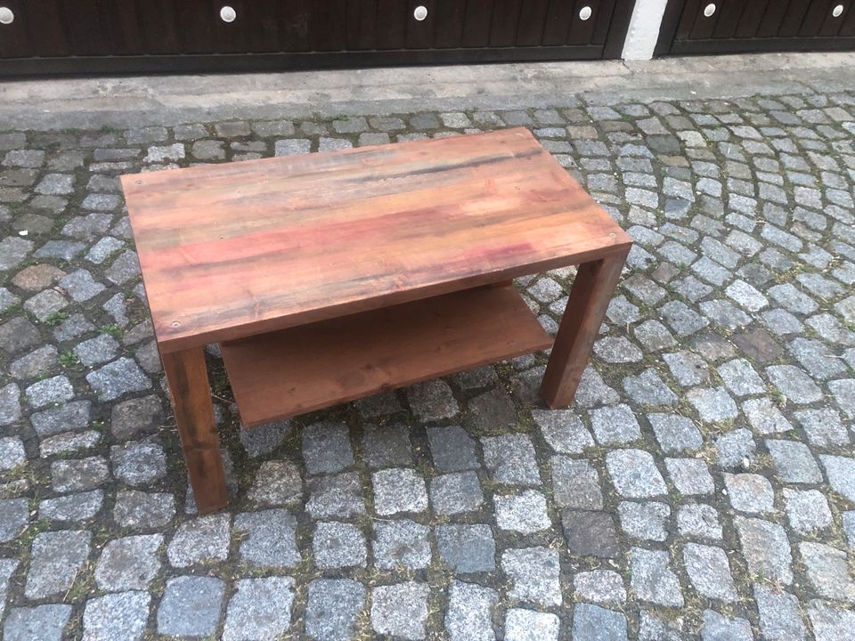 Tisch, Fernseher Tisch, Couch , vollholz in Dresden