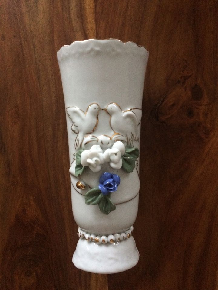 True Vintage vase Hochzeit / Tauben / Heirat / Wedding handmade in Berlin