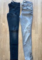 2 Damen Jeans Stretch schwarz grau von Only Bayern - Saal an der Saale Vorschau