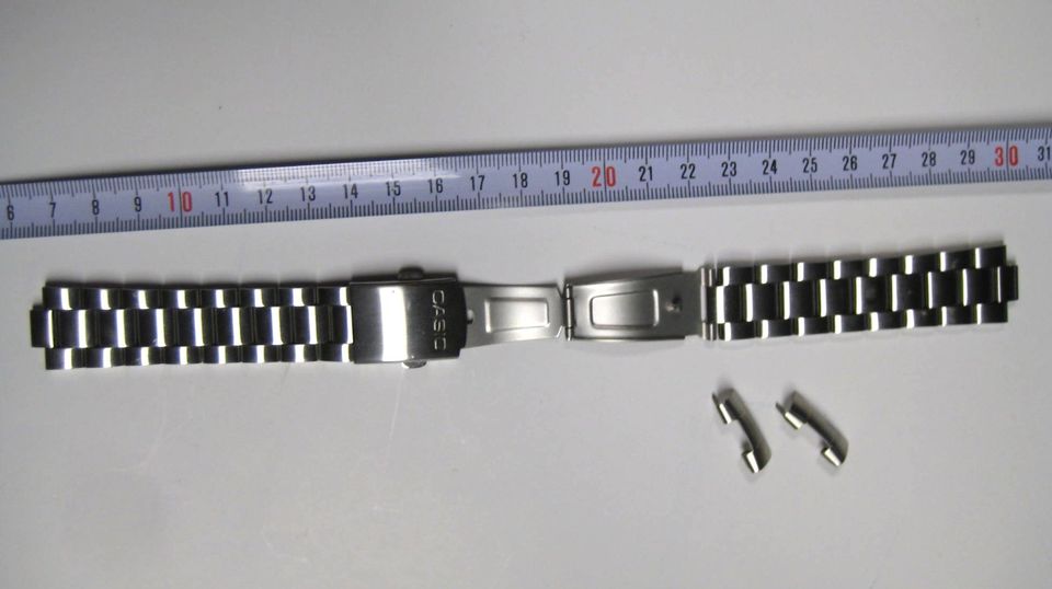 original CASIO Uhren-Armband Edelstahl Herren-Uhr stainless steel in Hamburg