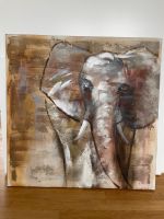 Wandbild Elefant Leinwand 100x100cm München - Au-Haidhausen Vorschau