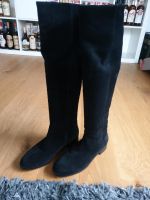 Wildleder Stiefel Knie hoch wie neu 38 Hessen - Hünstetten Vorschau