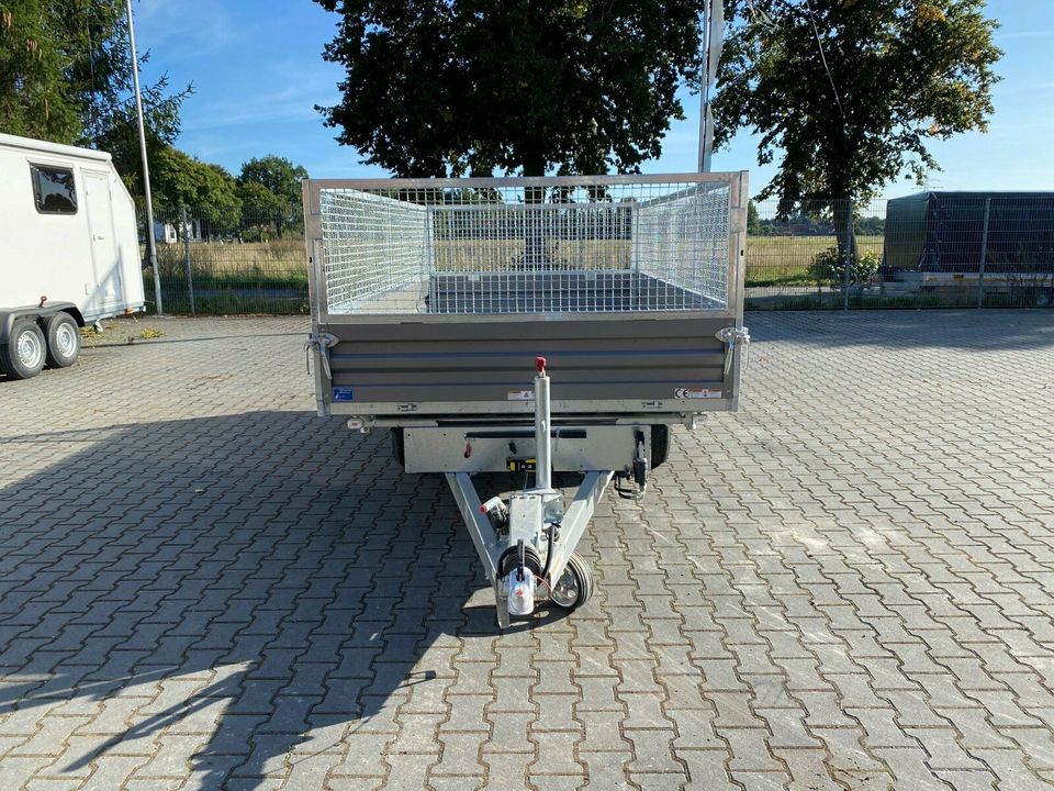 Humbaur HTK 3500.37 | 363x185cm - 3,5t | Dreiseitenkipper Gitter in Bassum